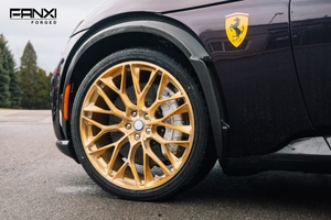 Ruedas Forjadas FANXI VEO-5 en Oro Rosa Pulido y Cromado 5x112 5x120 5x114.3 para Rolls <span class=keywords><strong>Royce</strong></span>, BMW X3m y Mercedes - Product Image 3