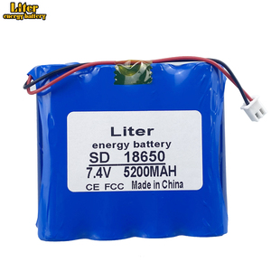 Paquete de Baterías de Litio 18650 de 7.4V 2S2P 5.2ah, Luz <span class=keywords><strong>LED</strong></span> de Pesca, Altavoz, Baterías de Emergencia de 8.4V para Bricolaje <span class=keywords><strong>con</strong></span> PCB - Product Image 3