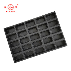 음식 급료 공장 직매 장방형 굽기 쟁반 cakecontainer의 산업 25 뛰기 - Product Image 1