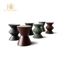 Meja Kopi Mini Kayu Modern Warna Kustom untuk Ruang Tamu, Furnitur Rumah Kecil