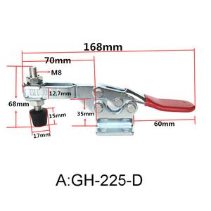 Ngang nhanh chóng kẹp workhold kẹp Chuck GH-225 chế biến gỗ khắ<span class=keywords><strong>c</strong></span> máy nén 22/25kg dọ<span class=keywords><strong>c</strong></span> chuyển đổi kẹp - Product Image 3