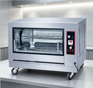 Four à rôtir au gaz en acier inoxydable de qualité commerciale approuvé ETL avec brûleur infrarouge, modèle GR-268-1 - Product Image 1