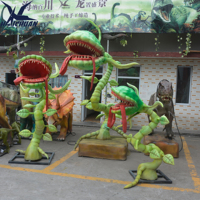 Modèle de plante robotique pour décoration de parc d'attractions, accessoires d'Halloween, fleur de cadavre animatronique