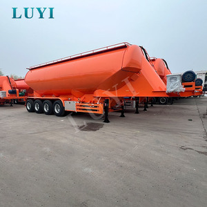 LUYI Nouveau Modèle 2026 <span class=keywords><strong>Remorque</strong></span> Citerne à Ciment en Vrac 4 Essieux 45 Mètres Cubes 4 Compartiments Couleur et Logo Personnalisables Vente Chaude - Product Image 6