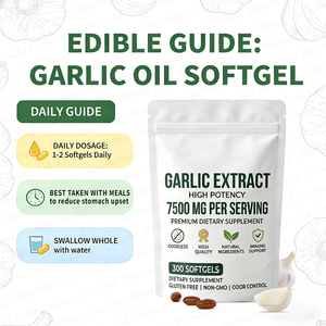 Gélules d'ail de haute qualité sans odeur, extrait d'ail vieilli, 300 gélules molles - Product Image 5