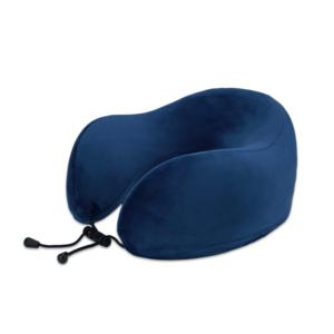 Oreiller de voyage en forme de U en mousse à mémoire de forme tricotée pour le cou, idéal pour l'avion, la voiture et le bureau - Product Image 1