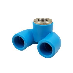 Conector de Tubería de 4 Vías para Suministro/Aguas Residuales, <span class=keywords><strong>Codo</strong></span> Hembra, Accesorios en Y, Bridas de 20-32, 4 Pulgadas, 3 Pulgadas, DN20, CPVC, <span class=keywords><strong>PVC</strong></span>, PP, PPR - Product Image 2