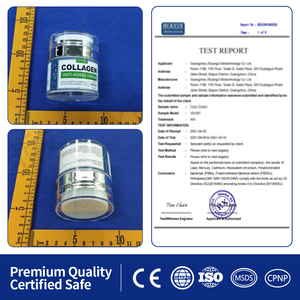 Crema Viso Vegana Biologica con Collagene ed Elastina per <span class=keywords><strong>Pelle</strong></span> Scura, Schiarente e Antirughe, Etichetta Privata - Product Image 2