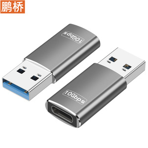 Pengqiao <b>Usb</b> To Type C Adapter 10Gbps Aluminum Alloy For Laptop Connector - Product Image 2