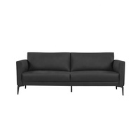 Canapé en cuir de luxe de style européen moderne, ensemble Sofa en coupe pour salon et bureau