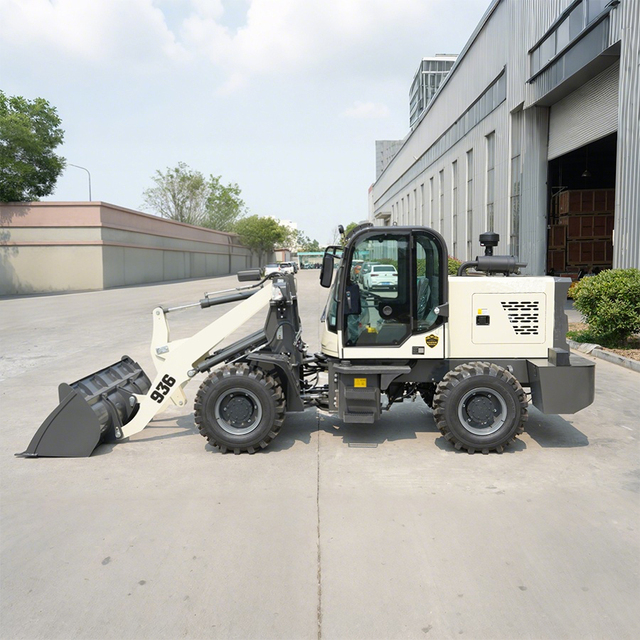 High Quality Mini Wheel Loader 4WD Construction Machine Articulated Loader Multifunctional Diesel Wheel Loader With Cabin