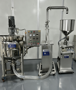 Tanque Mezclador Homogeneizador Emulsionante CYJX de 100L, 200L, 500L para Productos Químicos, Cosméticos, Cremas, Champú y Jabón Líquido con <span class=keywords><strong>Agitador</strong></span> - Product Image 4