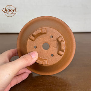 Pots à Bonsaï Yixing Ronds en Argile Violette, Petits Pots de Jardin Bohèmes <span class=keywords><strong>avec</strong></span> Drainage Supérieur, Jolis Pots à Bonsaï pour Plantes en Pot - Product Image 6