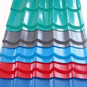 Dayanıklılık için renkli <span class=keywords><strong>PPGI</strong></span> oluklu çelik çatı kaplama levhası - Product Image 2