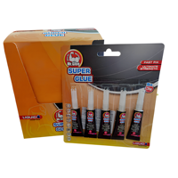 Colle liquide cyanoacrylate de marque JINYU - Plus de 10 ans d'expérience du fabricant - Meilleur prix - Emballage original de petite taille