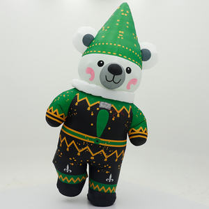 Costumes de mascotte d'ours gonflables à prix compétitif pour la publicité, grandes mascottes d'ours gonflables de 2,2 m pour la scène et la danse - Product Image 4