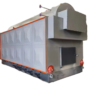 דוד קיטור תעשייתי אופקי להסקה בביומסה, בעל זרימה טבעית של מים, יעילות גבוהה, תפוקה 1-6 טון/שעה, 85%-87% יעילות תרמית - Product Image 1