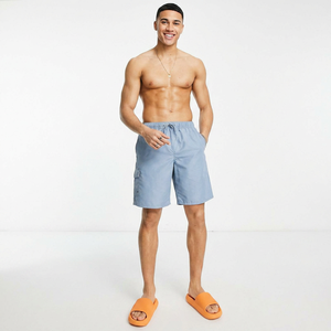 Shorts de Playa para Hombre, Diseño Nuevo y Popular de Verano, Cómodos, Duraderos, de Secado Rápido, Tejido Elástico en 4 Direcciones, para Voleibol de Playa y Natación - Product Image 1