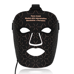 Masque facial en silicone LED, thérapie par lumière rouge, anti-rides, éclaircissant, masque de photothérapie LED, <span class=keywords><strong>appareil</strong></span> de beauté - Product Image 1