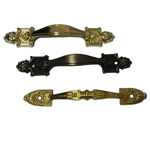 Tirador de latón decorativo para puerta, herrajes para armario de cocina, diferentes colores - Product Image 1