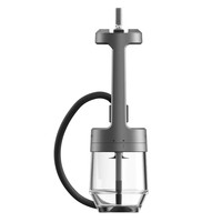 Chicha portable Quas en aluminium de qualité aéronautique, finition mate dépolie, à un seul tuyau, style arabe - Approvisionnement transfrontalier