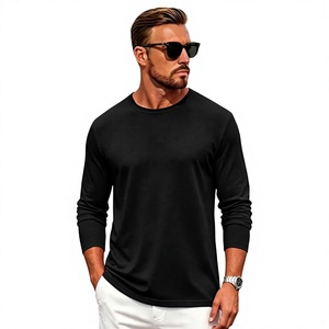 <b>Men</b>’s <b>Long</b> Sleeve <b>T</b>-<b>Shirt</b>, Crew Neck Plain Casual Tee, Regular Fit Pullover <b>Shirt</b> <b>for</b> Everyday and Casual Wear - Product Image 2