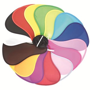 Custom Logo <b>Foldable</b> Hand Fan Portable Flying Disc Fan for Events Promotions Trade Shows and Giveaways - Product Image 4