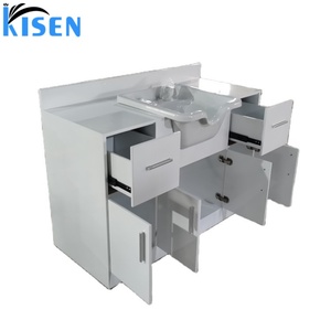 Promotion : Bac de lavage de luxe en plastique pour cheveux, avec armoire intégrée, portable pour salon - Product Image 3