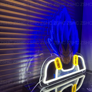 Haute Qualité <span class=keywords><strong>Dragon</strong></span> Anime Personnage Boule Néon Led Lumières Signe Mignon Dessin Animé Personnalisé 3D Néon Lumière Peut Suspendu - Product Image 3