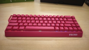 <span class=keywords><strong>Clavier</strong></span> de jeu <span class=keywords><strong>sans</strong></span> <span class=keywords><strong>fil</strong></span> K68 2,4 GHz, <span class=keywords><strong>clavier</strong></span> mécanique RGB avec structure à trois modes, batterie rechargeable 4000 mAh, remplacement à chaud - Product Image 5