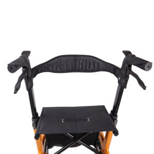 टिकाऊ चलने में सहायक गतिशीलता 4 पहियों की कुर्सी कार्बन फाइबर फोल्डेबल कार्बन फाइबर वॉकर - Product Image 2