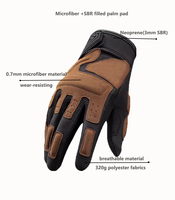 Guantes de motocicleta todoterreno con tecnología de agarre antideslizante: protección duradera para todo tipo de clima para Motocross/conducción de aventura
