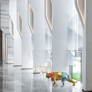 Prodotti di arte della resina cinese artigianato animale resina decorativa a grandezza naturale della <span class=keywords><strong>tigre</strong></span> del leopardo statua decorazione della casa - Product Image 5
