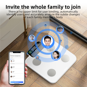 Sản phẩm mới nhất năng lượng mặt trời quy mô lớn va Màn hình năng lượng mặt trời quy mô điện BMI Bluetooth cơ thể chất béo đo quy mô môi trường thân thiện - Product Image 4
