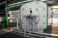 Usine de pyrolyse continue pour le recyclage des pneus usagés en huile, capacité de 20 à 50 tonnes, moteur et boîte de vitesses automatique