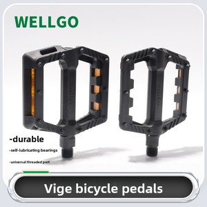 Pédale de vélo <span class=keywords><strong>BMX</strong></span> en alliage d'aluminium, large, antidérapante, pour un confort de conduite optimal, vente en gros - Product Image 2