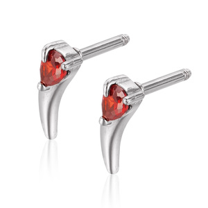 डेन्टी कस्टम इयररिंग स्टेनलेस स्टील गहने पुरुषों के लिए गहने थोक ओम और गंध गहने - Product Image 1