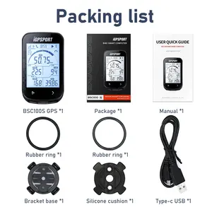 Computadora Inalámbrica para Bicicleta con GPS, Resistente al Agua IPX6, Pantalla de 1.5 Pulgadas, 10-12 Horas de Duración de la Batería para Ciclistas - Product Image 2