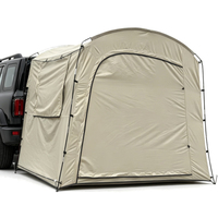 Auto-Heckklappe & SUV-Zelt für 2/3 Personen, 100% Polyester DW01 Langstrecken-Fahrerzelt mit Fliegengitter