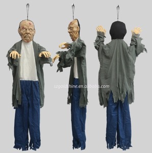 Costume de squelette fantôme complet du corps d'horreur avec couvre-chef effrayant de zombie monstre de vampire adulte Halloween fête masque en latex matériel PC - Product Image 3