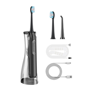 Cepillo de dientes eléctrico profesional 3 en 1 con hilo dental de agua-IPX7, irrigador oral inalámbrico para uso doméstico, blanqueamiento y cuidado de las encías - Product Image 1