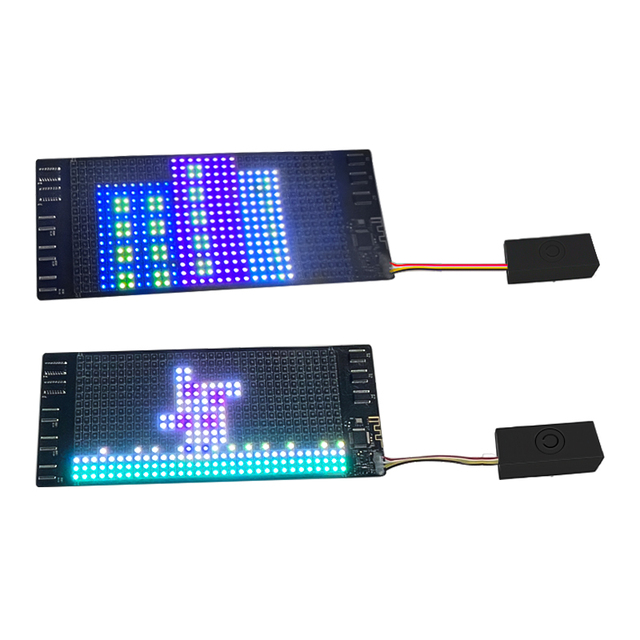 Mini Flexible Led Display Strip RGB Color Light up Ticker Soft Screen Digital Message Moving Mini Flexible LED Display Board