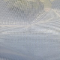 Tissu en maille de nylon blanc 40 g/m² respirant, léger (1 mm), 100 % nylon, pour robes de soirée et robes à paillettes, tissu tulle, tissu dentelle