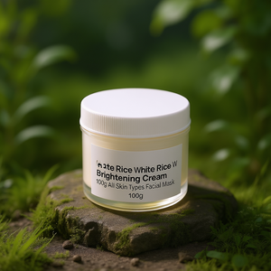 Crème éclaircissante au riz blanc 100g, masque facial pour tous types de peaux - Product Image 3