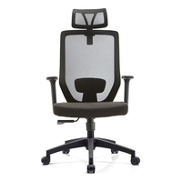 Chaise de bureau en maille plastique noir moderne de luxe de couleur noire chaise d'ordinateur maille siège chaise de bureau maille