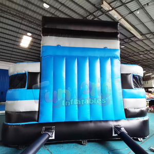 บ้านลมเป่าลมขนาดใหญ่กลางแจ้ง สีฟ้าลายสายฟ้า พร้อมสนามกีฬาเป่าลมเชิงพาณิชย์ - Product Image 4