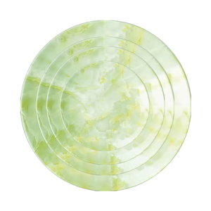 Custom Green Hotel Ceramic <b>Dinnerware</b> <b>Sets</b> New Design - Product Image 2
