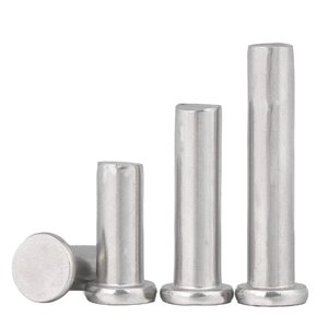 Fabricant chinois de rivets plats en acier inoxydable, rivets à marteau, DIN 7338 - Product Image 1