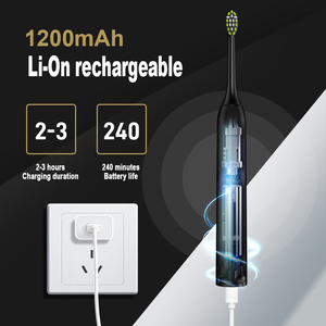Rechargeable Electric <b>Toothbrush</b> Type-C 4 Modes Couple <b>Sonic</b> <b>Toothbrush</b> Adult High Frequent Tooth Brush Teeth Cleaner Customize - Product Image 2