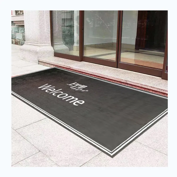 Abitudine di Nylon commerciale della stuoia di porta della stuoia di pavimento di Logo 100% ha stampato i tappeti con il logo